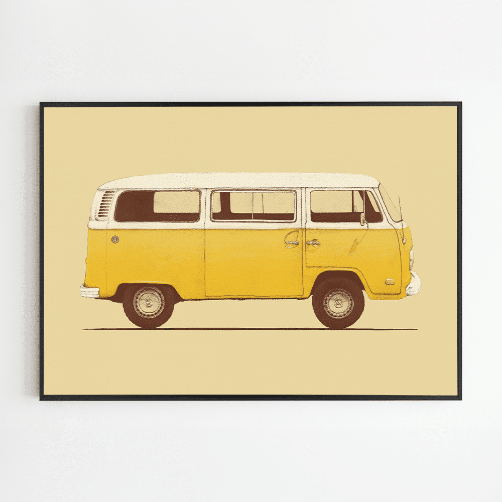 Plakat - Yellow Van