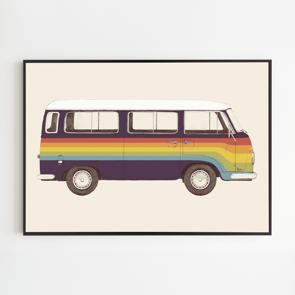 Plakat - Van Rainbow