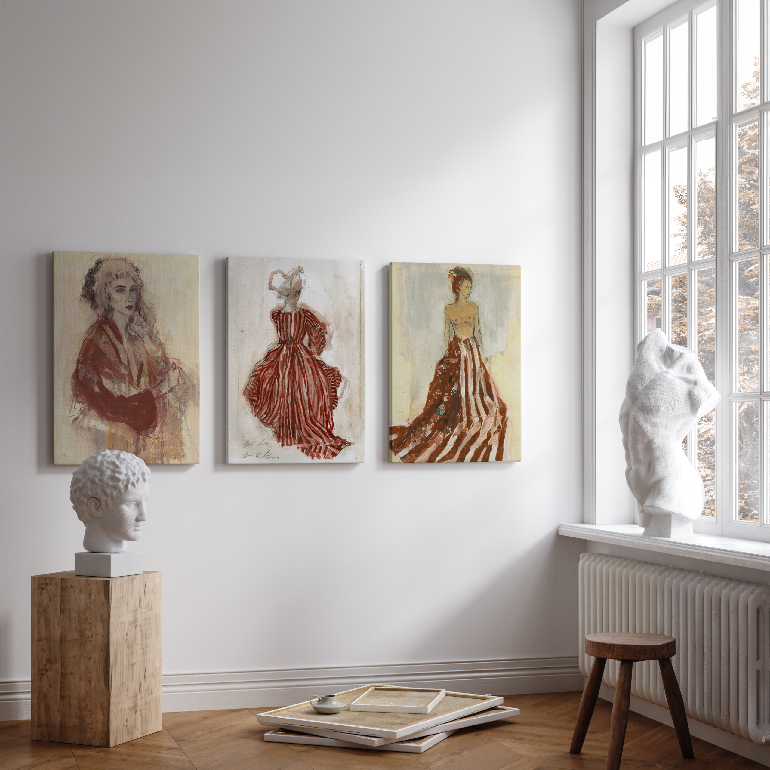 Illustration af maleri