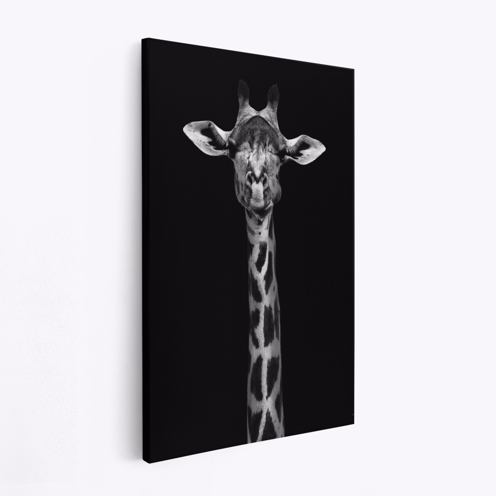 Lærred - Giraffe Portrait