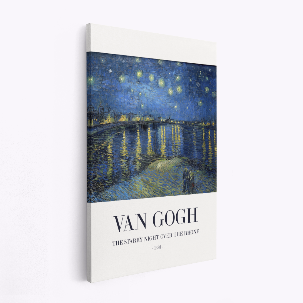 Lærred - The Starry Night Over The Rhone