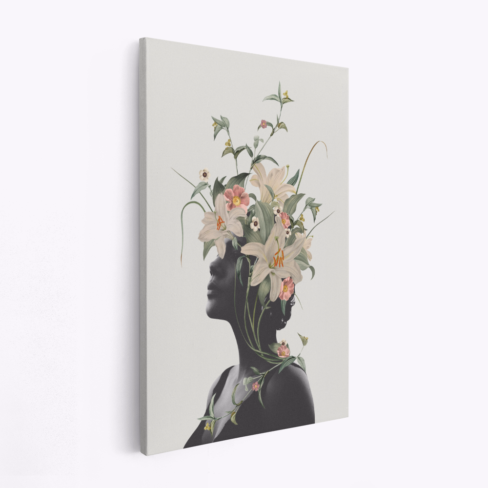 Lærred - Lily flower