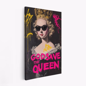 Lærred - God Save the Queen