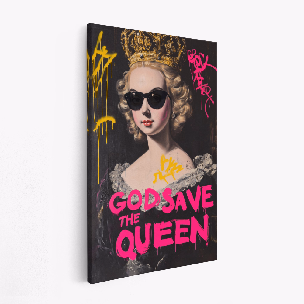 Lærred - God Save the Queen