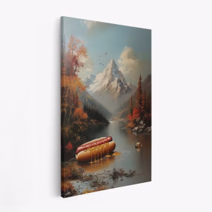 Lærred - Floating Dogs