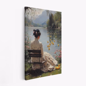 Lærred - Tranquil Waterside