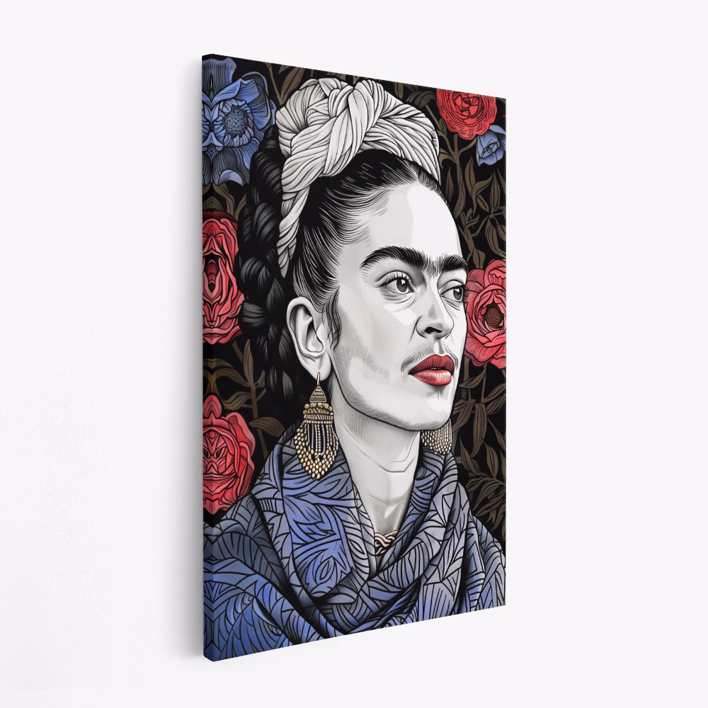Lærred - Frida Portrait 7