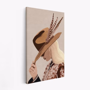 Lærred - Feathered Elegance