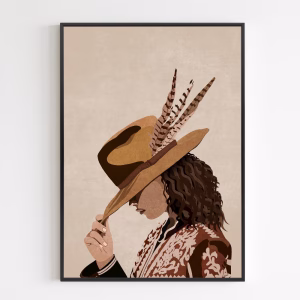 Plakat - Feathered Elegance